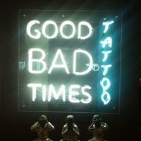 Photo taken at Good &amp;amp; Bad Times Tattoo Studio by Shawn B. on 12/16/2012