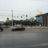 Photo taken at Остановка «Улица Черняховского — “Пирамида”» by Юля С. on 5/14/2016