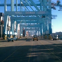 Photo taken at Pier 400: Maersk/APM Terminals by Gerry C. on 1/2/2013