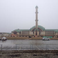 Photo taken at Мечеть имени первого муфтия Чеченской Республики Арсанукаева Магомед-Башир хаджи by 🚲Evgeny V. on 1/23/2015