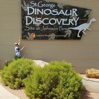 Photo taken at St George Dinosaur Discovery Site at Johnson Farm by Scott W. on 8/17/2016