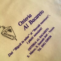 osteria al bacareto