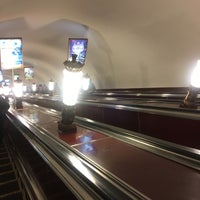 Photo taken at metro Elektrosila by Kristina K. on 1/9/2020