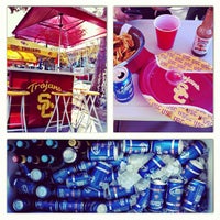 Photo taken at South Lawn - USC Tailgate by Hector C. on 11/11/2012