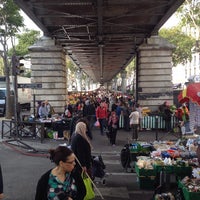 Photo taken at Marché Barbès by Jean-Claude D. on 10/4/2014