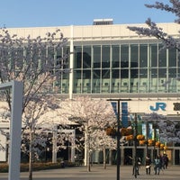 Photo taken at Toyama Station by Hiromitsu H. on 4/10/2017