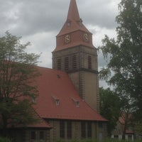 Photo taken at Ev. Taborkirche Wilhelmshagen by Sascha B. on 5/20/2013
