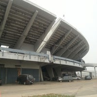Photo taken at Lagos National Stadium by Paul A. on 2/2/2013