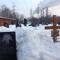 Photo taken at Бусиновское Кладбище by Сергунчик Ж. on 2/17/2013