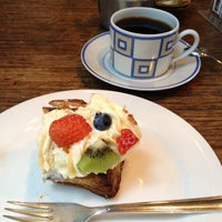 Photo taken at Cafe Fouquet&amp;#39;s by Yumiko H. on 12/8/2012