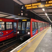 Photo taken at Limehouse DLR Station by Jon C. on 1/25/2020