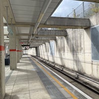 Photo taken at Stratford International DLR Station by Jon C. on 7/31/2022