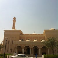 Photo taken at Dar  Al Salam Mosque by Hassen R. on 10/6/2012