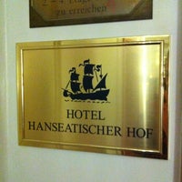 Photo taken at Hotel Hanseatischer Hof by Alex K. on 11/6/2012