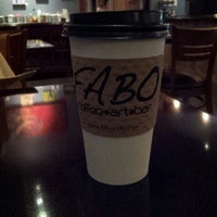 Photo taken at FABO Coffee Art Bar by Magnolia E. on 3/12/2014