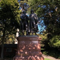 Photo taken at Goethe &amp;amp; Schiller Statue by Peter B. on 9/16/2018