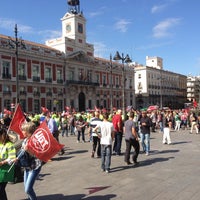 Photo taken at Puerta del Sol by RΔBΔSZ ✪. on 5/11/2013