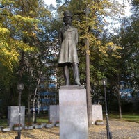 Photo taken at Памятник Пушкину А. С. by Алексей С. on 9/16/2012