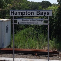 Photo taken at LIRR - Hampton Bays Station by Moses C. on 7/22/2014