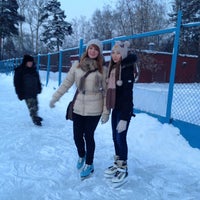 Photo taken at Каток  &quot;Вымпел&quot; by Nastya E. on 1/19/2013