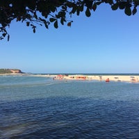 Photo taken at Praia Barra de Gramame by Maicon S. on 1/2/2018
