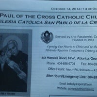 Photo taken at St. Paul of the Cross Roman Catholic Church by Victoria S. on 10/13/2012