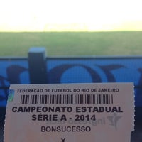 Photo taken at Bonsucesso Futebol Clube by Soni A. on 2/23/2014