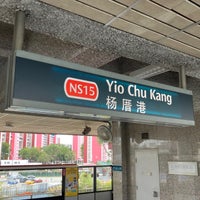 Photo taken at Yio Chu Kang MRT Station (NS15) by Kane S. on 10/15/2022