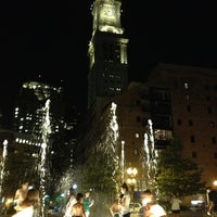 Photo taken at Fountain In Rose Kennedy Greenway by Eric A. on 6/30/2013