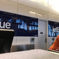 Photo taken at jetBlue Ticket Counter by Eric A. on 3/29/2017