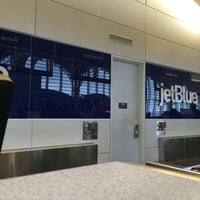 Photo taken at jetBlue Ticket Counter by Eric A. on 9/1/2016