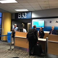 Photo taken at Gate B32 by Eric A. on 5/31/2017
