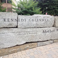 The Rose Kennedy Greenway - Mothers Walk - North End - Boston, MA