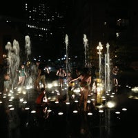Photo taken at Fountain In Rose Kennedy Greenway by Eric A. on 6/30/2013