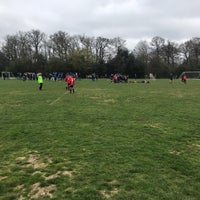 Photo taken at Chorleywood Common Youth Football Club by Vanda M. on 3/31/2019