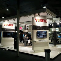 Photo taken at Vestel Booth IBC 2013 - Hall 14.A20 by Soner G. on 9/15/2013
