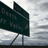 Photo taken at The Death Star sign on I-80 by Mike M. on 4/26/2016