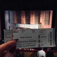 Photo taken at Kinky Boots at the Al Hirschfeld Theatre by JoyLuv on 6/10/2019