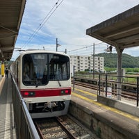 Photo taken at Shintetsu Ao Station by Masahiro K. on 7/30/2022
