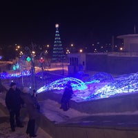 Photo taken at Фонтан «Реки Сибири» by Дэвид Р. on 1/23/2017