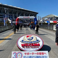 Photo taken at Nissan Stadium by そ on 2/23/2022