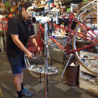 Photo taken at Nomad Cyclery by Shannon G. on 9/17/2014