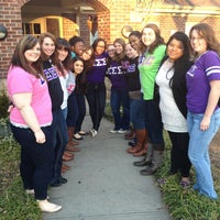 Photo taken at Tri Sigma House by Dona K. on 3/8/2013