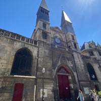 Photo taken at Église Saint-Leu Saint-Gilles by John S. on 7/18/2021