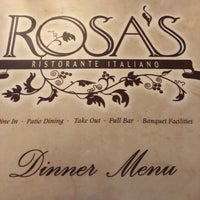 รูปภาพถ่ายที่ Rosa&amp;#39;s Italian Restaurant โดย Bob W. เมื่อ 10/28/2018