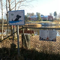 Photo taken at Tuorinniemen koira-aitaus by Ilkhom A. on 10/28/2012
