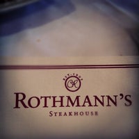 Photo taken at Rothmann&amp;#39;s Steakhouse by Jerry B. on 9/24/2012