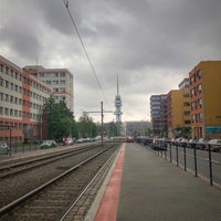 Photo taken at Nákladové nádraží Žižkov (tram) by IVa J. on 5/12/2021