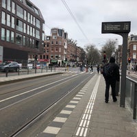 Photo taken at Tramhalte Ferdinand Bolstraat by Caroline on 3/24/2018