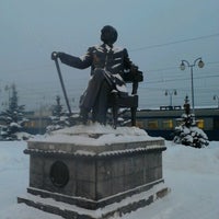 Photo taken at Памятник Савве Мамонтову by Артём А. on 1/30/2013